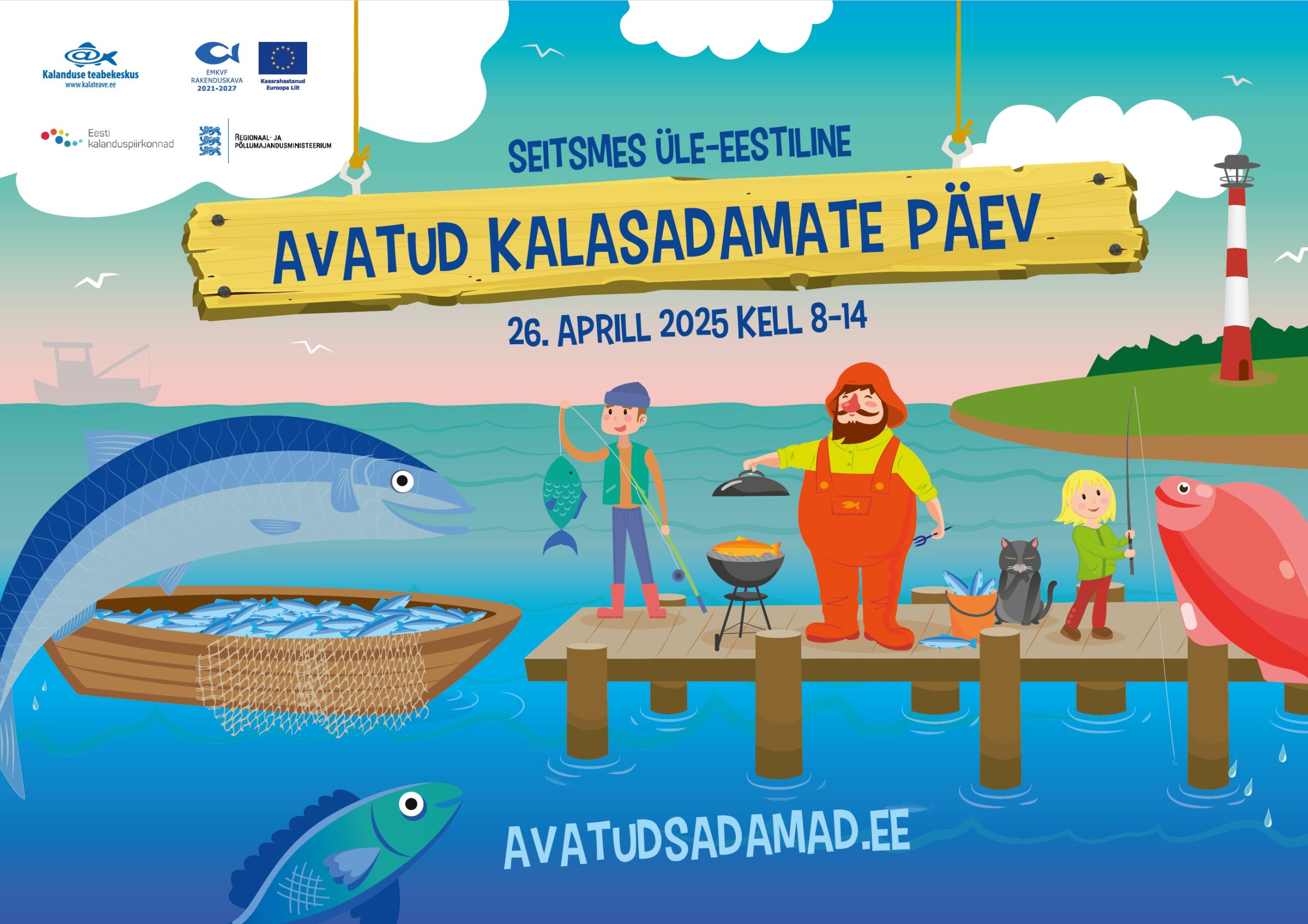 Seitsmes üleriigiline avatud kalasadamate päev toimub laupäeval, 26. aprillil 2025. Sellel päeval ootavad alates kella 8.00-st kuni 14.00-ni Läänemaal külastaja