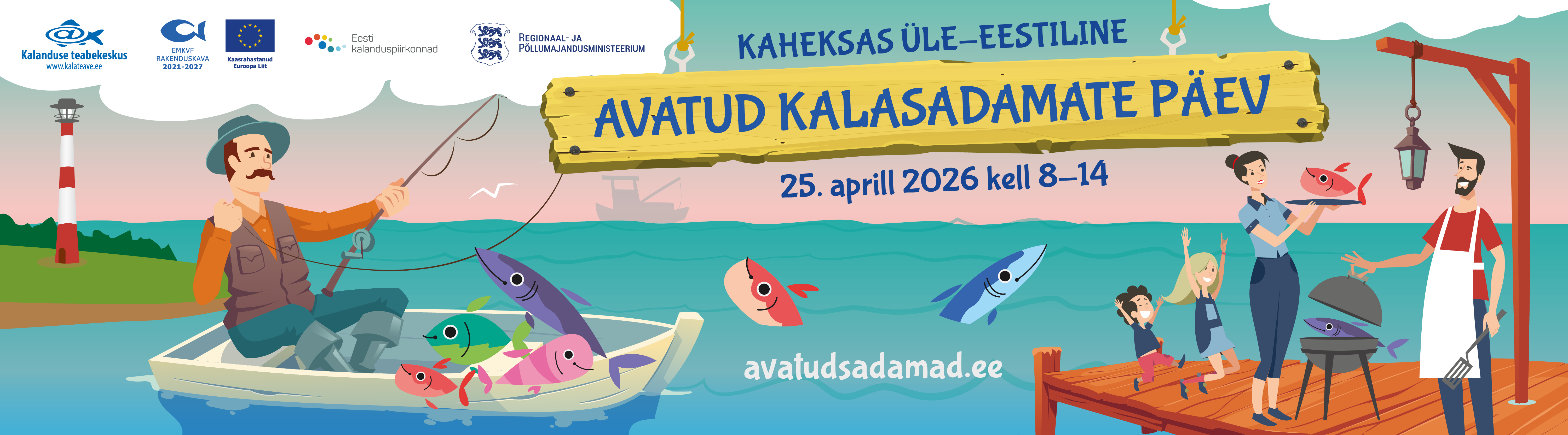   Avatud kalasadamate päev Läänemaal 26. aprillil Juba kaheksas üleriigiline avatud kalasadamate päev toimub laupäeval, 26. aprillil 2026 kella 8.00-st […]
The 